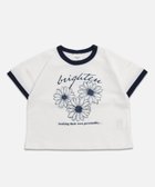 【チルツー/chil2 / KIDS】のプリントリンガー半袖Tシャツ 大人の最旬トレンドファッション＆コーディネート founy(ファウニー) ファッション Fashion キッズファッション Fashion for Kids 半袖 Short Sleeve, Half Sleeve thumbnail Aフラワー/ホワイト|ID: prp329100004983008 ipo3291000000037329633