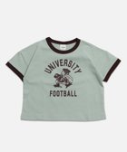 【チルツー/chil2 / KIDS】のプリントリンガー半袖Tシャツ 大人の最旬トレンドファッション＆コーディネート founy(ファウニー) ファッション Fashion キッズファッション Fashion for Kids 半袖 Short Sleeve, Half Sleeve thumbnail Cフットボール/ミント|ID: prp329100004983008 ipo3291000000037329635