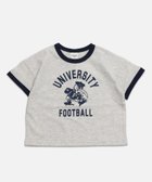 【チルツー/chil2 / KIDS】のプリントリンガー半袖Tシャツ 大人の最旬トレンドファッション＆コーディネート founy(ファウニー) ファッション Fashion キッズファッション Fashion for Kids 半袖 Short Sleeve, Half Sleeve thumbnail Dフットボール/オートミール|ID: prp329100004983008 ipo3291000000037329636
