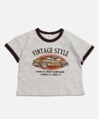 【チルツー/chil2 / KIDS】のプリントリンガー半袖Tシャツ 大人の最旬トレンドファッション＆コーディネート founy(ファウニー) ファッション Fashion キッズファッション Fashion for Kids 半袖 Short Sleeve, Half Sleeve thumbnail Eくるま/オートミール|ID: prp329100004983008 ipo3291000000037329637