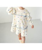 【エフオー オンラインストア/F.O.Online Store / KIDS】のワッフルメニーフリルワンピース 大人の最旬トレンドファッション＆コーディネート founy(ファウニー) ファッション Fashion キッズファッション Fashion for Kids ワンピース Dresses おすすめ Recommended / Our Picks デニム Denim, Jeans Material フリル Frill, Ruffle プリント Print, Printed Pattern レギンス Leggings, Stretch Pants ワッフル Waffle, Waffle Knit 春 Spring thumbnail アイボリー|ID: prp329100004983010 ipo3291000000037329651