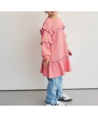 【エフオー オンラインストア/F.O.Online Store / KIDS】のワッフルメニーフリルワンピース 大人の最旬トレンドファッション＆コーディネート founy(ファウニー) ファッション Fashion キッズファッション Fashion for Kids ワンピース Dresses おすすめ Recommended / Our Picks デニム Denim, Jeans Material フリル Frill, Ruffle プリント Print, Printed Pattern レギンス Leggings, Stretch Pants ワッフル Waffle, Waffle Knit 春 Spring thumbnail サーモンピンク|ID: prp329100004983010 ipo3291000000037329653