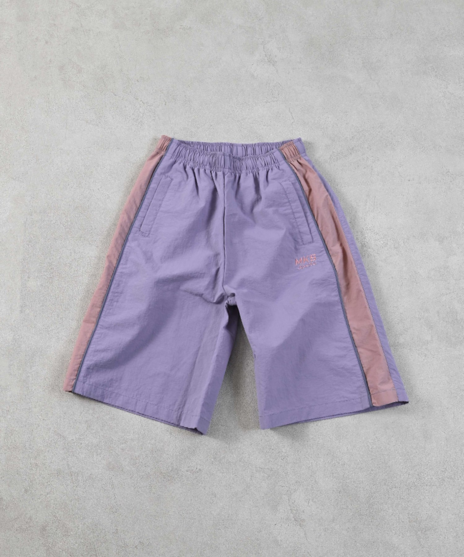 【その他のブランド/Other】のビッグシルエットナイロンショーツ インテリア・キッズ・メンズ・レディースファッション・服の通販 founy(ファウニー) 　ファッション　Fashion　キッズファッション　Fashion for Kids　ガーリー　Girly, Feminine Style　ショート　Short, Short Length　セットアップ　Set-Up, Coordinated Outfit　チュール　Tulip, Tulip Motif　トレンド　Trend, Trending Now　フィット　Fit, Slim Fit　フリル　Frill, Ruffle　ベーシック　Basic, Essential　ポケット　Pocket, Pocket Detail　ラベンダー|ID: prp329100004983012 ipo3291000000037329667