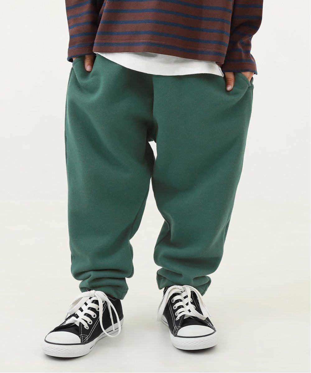 【デビロック/devirock / KIDS】の無地 サルエル スウェットパンツ ボトムス ロングパンツ スウェットパンツ 24AW インテリア・キッズ・メンズ・レディースファッション・服の通販 founy(ファウニー) 　ファッション　Fashion　キッズファッション　Fashion for Kids　ボトムス　Bottoms　バルーン　Balloon, Balloon Silhouette　無地　Plain, Solid Color　ロング　Long, Long-Length　おすすめ　Recommended / Our Picks　2024年　2024　2024-2025秋冬・A/W　Autumn/Winter 2024–25 AW24–25　Dグリーン|ID: prp329100004983036 ipo3291000000037329844