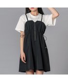 【ベベ オンライン ストア/BEBE ONLINE STORE / KIDS】のZIPナイロンキャミジャンパースカート(130~160cm) 大人の最旬トレンドファッション＆コーディネート founy(ファウニー) ファッション Fashion キッズファッション Fashion for Kids 春 Spring クール Cool, Chic シンプル Simple, Minimal スポーティ Sporty, Casual Athletic トレンド Trend, Trending Now フロント Front, Front Design ポケット Pocket, Pocket Detail S/S・春夏 SS, Spring/Summer, Warm Season 夏 Summer エレガント 上品 Elegant 2026年 2026 2026春夏・S/S Spring/Summer 2026 SS26 thumbnail ブラック|ID: prp329100004983040 ipo3291000000037329885