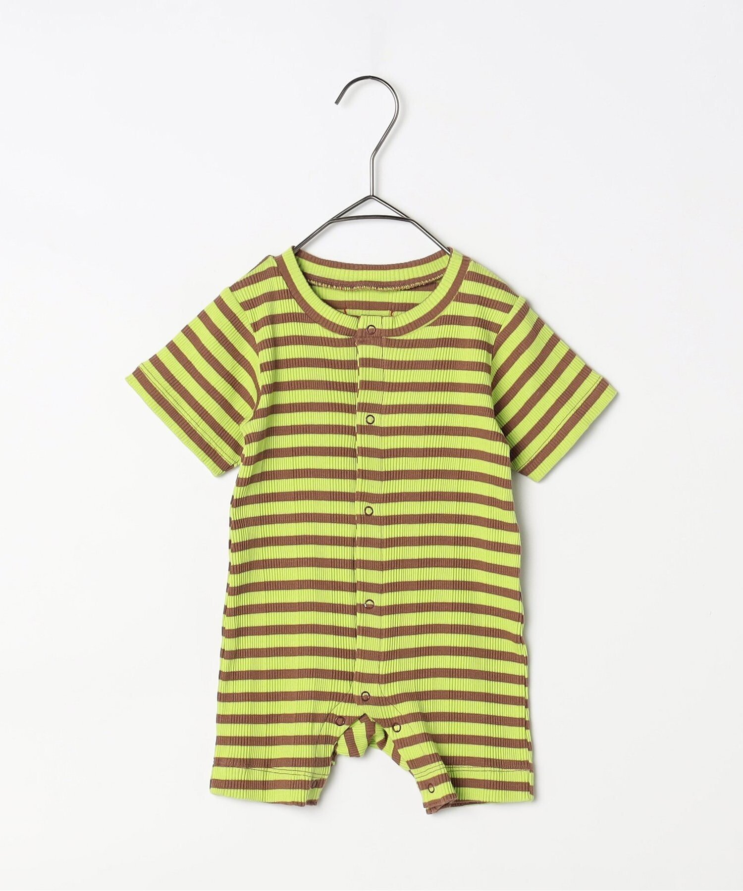 【エフオー オンラインストア/F.O.Online Store / KIDS】の選べる2タイプイロチ買いしたい前あきロンパース リンク インテリア・キッズ・メンズ・レディースファッション・服の通販 founy(ファウニー) 　ファッション　Fashion　キッズファッション　Fashion for Kids　おすすめ　Recommended / Our Picks　ハーフ　Half, Half-Length　プリント　Print, Printed Pattern　ロンパース　Romper, Jumpsuit　グリーン|ID: prp329100004983041 ipo3291000000037329894