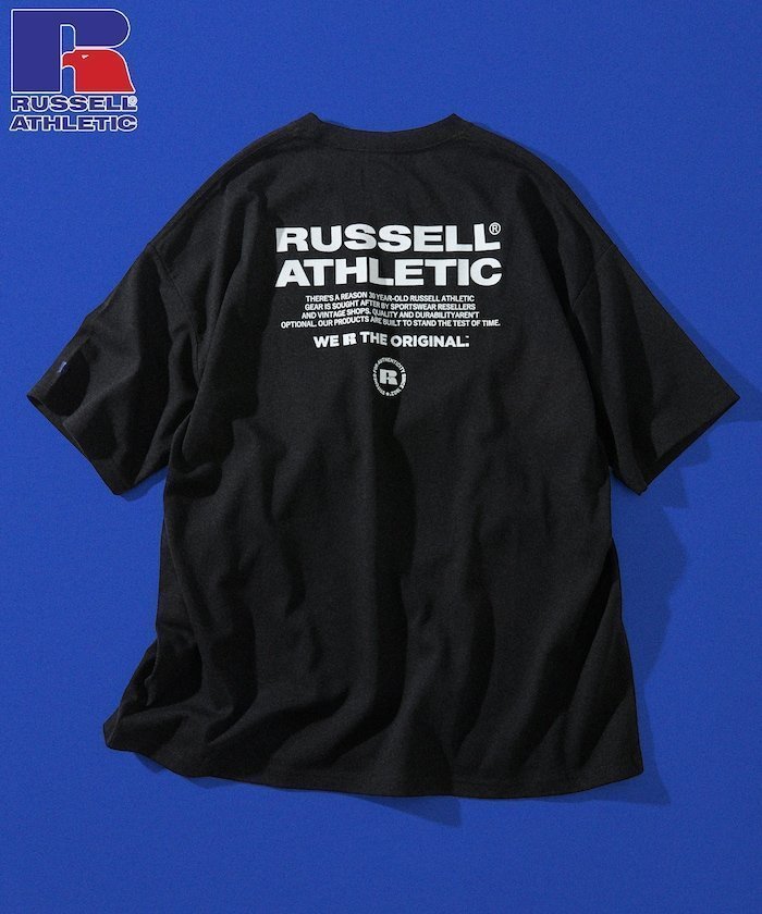 【フリークスストア/FREAK'S STORE】の限定展開 RUSSEL ATHLETIC×FREAK S STORE 別注 ビッグシルエット ロゴバックプリント ポケットTシャツ インテリア・キッズ・メンズ・レディースファッション・服の通販 founy(ファウニー) 　ファッション　Fashion　レディースファッション　Fashion for Women　トップス・カットソー　Cut & Sew Tops　シャツ・ブラウス・オフィスカジュアル　Elegant Blouses & Button-Ups　ロングTシャツ・Tシャツ　Longline T-Shirts & Tees　バッグ　Bags　ヴィンテージ　Vintage Style　カーゴパンツ　Cargo Pants, Utility Pants　ショーツ　Shorts, Short Pants　デニム　Denim, Jeans Material　トレンド　Trend, Trending Now　人気　Popular, Best Seller　ビッグ　Big, Oversized　フロント　Front, Front Design　プリント　Print, Printed Pattern　ボトム　Bottoms, Lower Wear　ポケット　Pocket, Pocket Detail　別注　Limited Edition, Custom Order　リラックス　Relax, Relaxed Fit　ワイド　Wide, Wide Fit　ワンポイント　One Point, Statement Accent　S/S・春夏　SS, Spring/Summer, Warm Season　おすすめ　Recommended / Our Picks　夏　Summer　2026年　2026　2026春夏・S/S　Spring/Summer 2026 SS26　ブラック|ID: prp329100004983071 ipo3291000000037330071