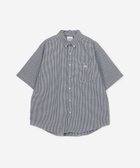 【ビショップ/Bshop / MEN】のポリオックスフォード ボタンダウン半袖シャツ MEN 大人の最旬トレンドファッション＆コーディネート founy(ファウニー) ファッション Fashion メンズファッション Fashion for Men ダウン Down, Puffer テクスチャー Texture, Textured Fabric フランス France, French ワーク Workwear, Utility Style 半袖 Short Sleeve, Half Sleeve thumbnail BLACK系1|ID: prp329100004983075 ipo3291000000037330089