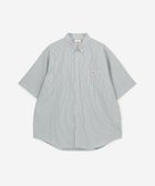 【ビショップ/Bshop / MEN】のポリオックスフォード ボタンダウン半袖シャツ MEN 大人の最旬トレンドファッション＆コーディネート founy(ファウニー) ファッション Fashion メンズファッション Fashion for Men ダウン Down, Puffer テクスチャー Texture, Textured Fabric フランス France, French ワーク Workwear, Utility Style 半袖 Short Sleeve, Half Sleeve thumbnail GREEN系1|ID: prp329100004983075 ipo3291000000037330090
