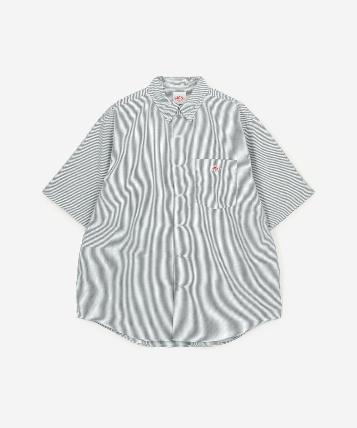 【ビショップ/Bshop / MEN】のポリオックスフォード ボタンダウン半袖シャツ MEN インテリア・キッズ・メンズ・レディースファッション・服の通販 founy(ファウニー) 　ファッション　Fashion　メンズファッション　Fashion for Men　ダウン　Down, Puffer　テクスチャー　Texture, Textured Fabric　フランス　France, French　ワーク　Workwear, Utility Style　半袖　Short Sleeve, Half Sleeve　GREEN系1|ID: prp329100004983075 ipo3291000000037330090