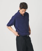 【ビューティ&ユース ユナイテッドアローズ/BEAUTY&YOUTH / UNITED ARROWS / MEN】のKNITEE クリンプコットン ニット ポロシャツ ウォッシャブル 大人の最旬トレンドファッション＆コーディネート founy(ファウニー) ファッション Fashion メンズファッション Fashion for Men ウォッシャブル Machine Washable フォルム Silhouette, Form ポロシャツ Polo Shirt, Collared Tee 半袖 Short Sleeve, Half Sleeve 無地 Plain, Solid Color おすすめ Recommended / Our Picks thumbnail ROYAL|ID: prp329100004983082 ipo3291000000037330128