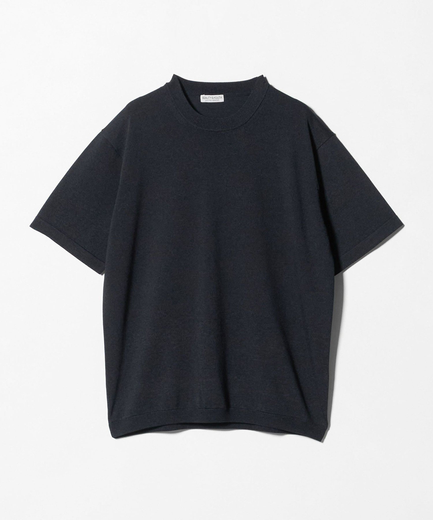 【ビューティ&ユース ユナイテッドアローズ/BEAUTY&YOUTH / UNITED ARROWS / MEN】のフュージョン カラー ニット Tシャツ ウォッシャブル インテリア・キッズ・メンズ・レディースファッション・服の通販 founy(ファウニー) 　ファッション　Fashion　メンズファッション　Fashion for Men　ウォッシャブル　Machine Washable　シューズ　Shoes, Footwear　シンプル　Simple, Minimal　スニーカー　Sneakers, Trainers　スラックス　Slacks, Dress Pants　ドレープ　Drape, Draping Fabric　バランス　Balance, Style Balance　ワイド　Wide, Wide Fit　エレガント 上品　Elegant　NAVY|ID: prp329100004983090 ipo3291000000037330171