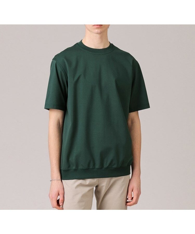 【タケオキクチ/TAKEO KIKUCHI / MEN】の【抗菌防臭/5サイズ展開】ハイゲージポンチ Tシャツ インテリア・キッズ・メンズ・レディースファッション・服の通販 founy(ファウニー) 　ファッション　Fashion　メンズファッション　Fashion for Men　カットソー　Cut and Sewn Top　抗菌　Antibacterial, Bacteria-Resistant　シルケット　Silket, Silky Cotton　シンプル　Simple, Minimal　スマート　Smart, Elegant　フィット　Fit, Slim Fit　ベーシック　Basic, Essential　リラックス　Relax, Relaxed Fit　おすすめ　Recommended / Our Picks　夏　Summer　エレガント 上品　Elegant　グリーン|ID: prp329100004983092 ipo3291000000037330180