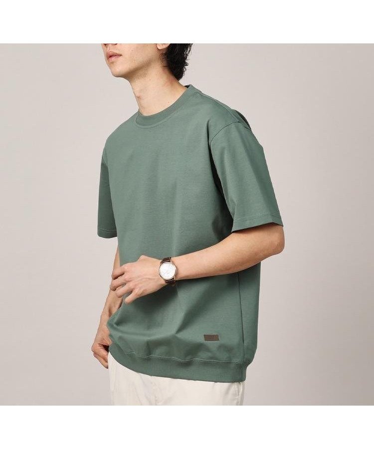 【タケオキクチ/TAKEO KIKUCHI / MEN】の【抗菌防臭/5サイズ展開】ハイゲージポンチ Tシャツ インテリア・キッズ・メンズ・レディースファッション・服の通販 founy(ファウニー) 　ファッション　Fashion　メンズファッション　Fashion for Men　カットソー　Cut and Sewn Top　抗菌　Antibacterial, Bacteria-Resistant　シルケット　Silket, Silky Cotton　シンプル　Simple, Minimal　スマート　Smart, Elegant　フィット　Fit, Slim Fit　ベーシック　Basic, Essential　リラックス　Relax, Relaxed Fit　おすすめ　Recommended / Our Picks　夏　Summer　エレガント 上品　Elegant　オリーブグリーン|ID: prp329100004983092 ipo3291000000037330181