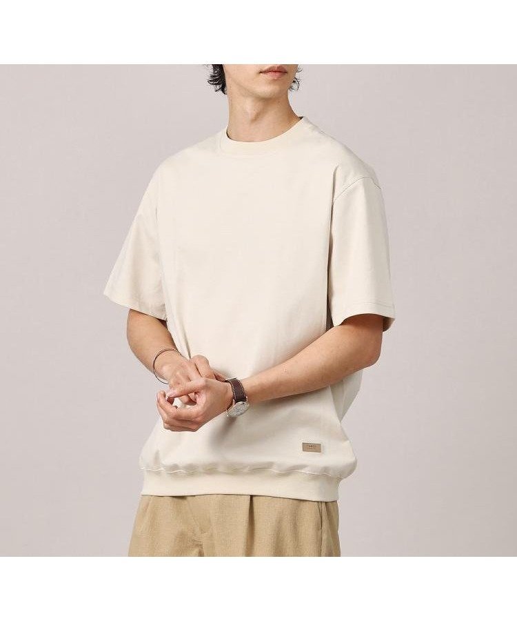 【タケオキクチ/TAKEO KIKUCHI / MEN】の【抗菌防臭/5サイズ展開】ハイゲージポンチ Tシャツ インテリア・キッズ・メンズ・レディースファッション・服の通販 founy(ファウニー) 　ファッション　Fashion　メンズファッション　Fashion for Men　カットソー　Cut and Sewn Top　抗菌　Antibacterial, Bacteria-Resistant　シルケット　Silket, Silky Cotton　シンプル　Simple, Minimal　スマート　Smart, Elegant　フィット　Fit, Slim Fit　ベーシック　Basic, Essential　リラックス　Relax, Relaxed Fit　おすすめ　Recommended / Our Picks　夏　Summer　エレガント 上品　Elegant　ライトベージュ|ID: prp329100004983092 ipo3291000000037330182