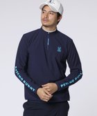 【サイコバニー/Psycho Bunny / MEN】のGOLF ナイロンストレッチジャージ ハーフジップモックネック ネイビー|ID: prp329100004983094 ipo3291000000037330195