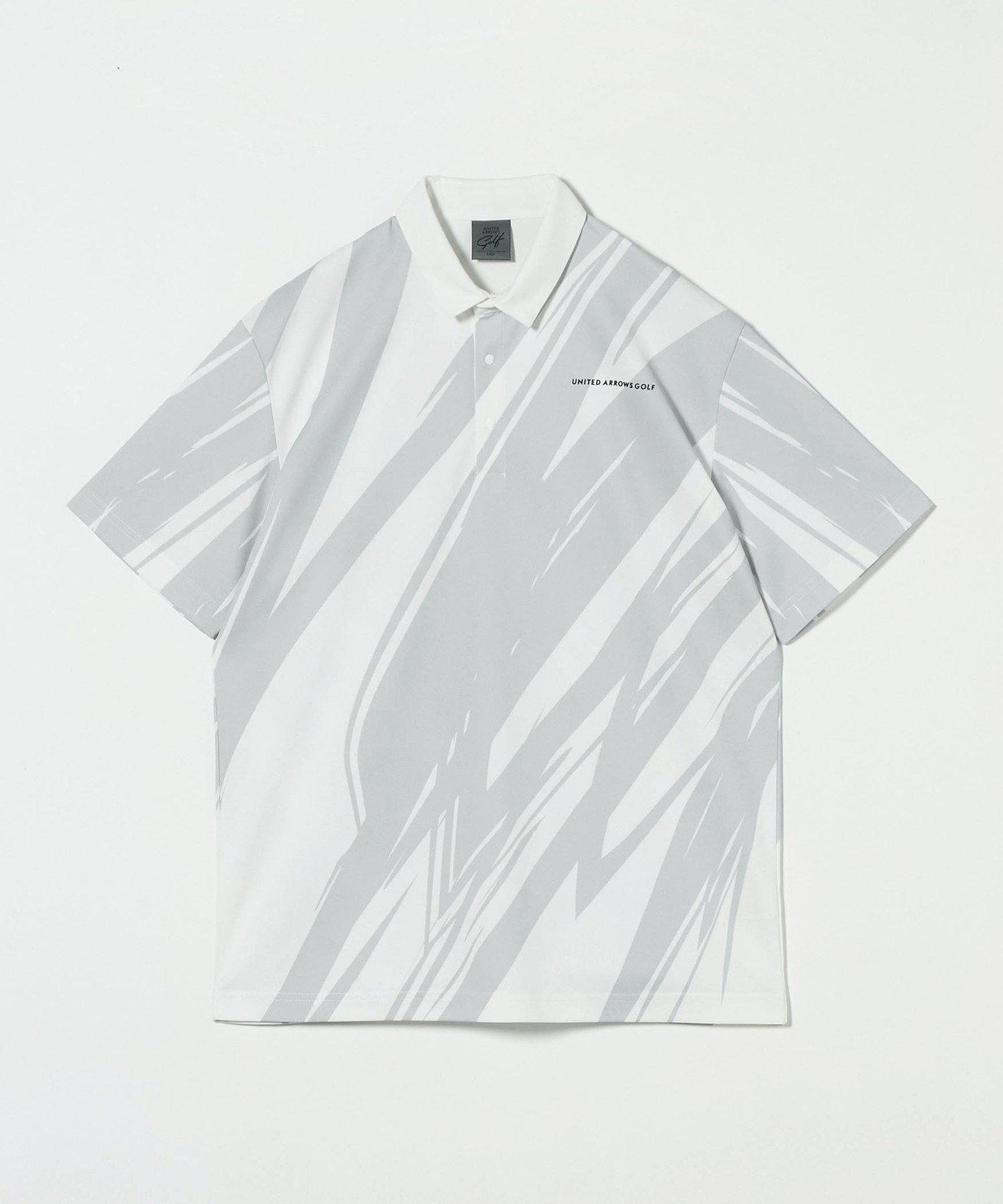 【ユナイテッドアローズ/UNITED ARROWS / MEN】のメンズ プリント ポロシャツ-吸水速乾- インテリア・キッズ・メンズ・レディースファッション・服の通販 founy(ファウニー) 　ファッション　Fashion　メンズファッション　Fashion for Men　クラシック　Classic, Timeless Style　吸水　Absorbent, Quick-Dry　スポーツ　Sports, Activewear　トレンド　Trend, Trending Now　パフォーマンス　Performance, Active Function　プリント　Print, Printed Pattern　ポロシャツ　Polo Shirt, Collared Tee　メンズ　Men's, Menswear　モダン　Modern, Contemporary　アウトレット　Outlet / Clearance　おすすめ　Recommended / Our Picks　ゴルフ　Golf　LT.GRAY|ID: prp329100004983103 ipo3291000000037330259