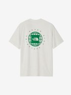 【ザ ノース フェイス/THE NORTH FACE】の【公式】ショートスリーブジオスクエアロゴティー(ユニセックス) ホワイトミックスグレー×TNFグリ|ID: prp329100004983113 ipo3291000000037364913