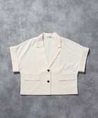 【ナバル/NAVAL / MEN】の【FFEIN(フェイン)】短丈テーラードジャケット / ジャケット レディース ポケット 短丈 アイボリー|ID: prp329100004983132 ipo3291000000037330440