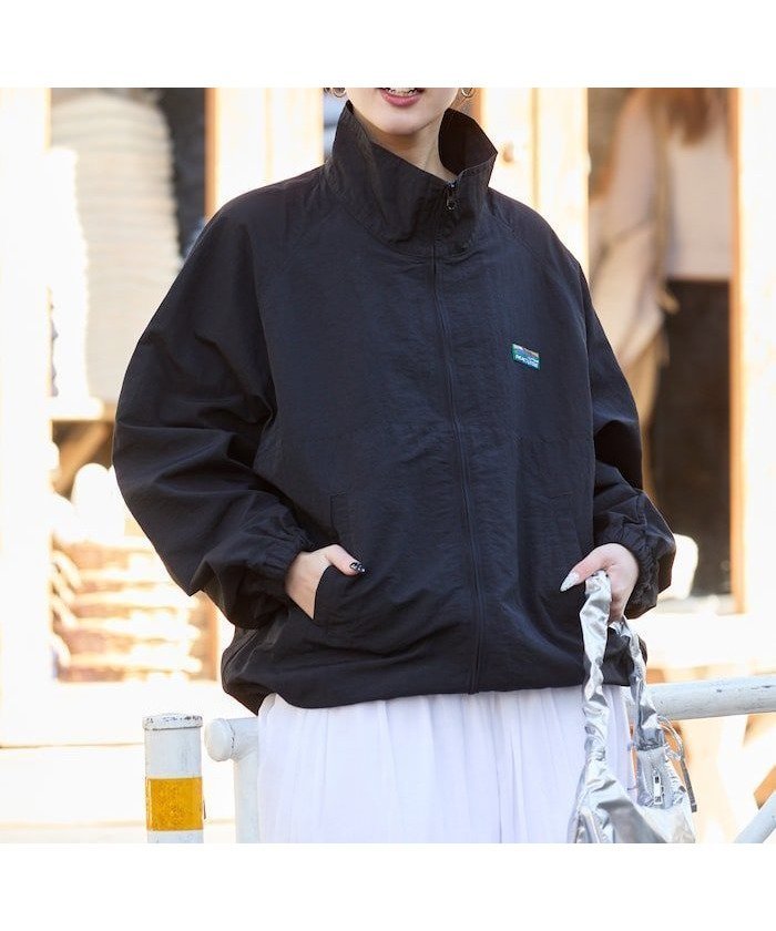 【フリークスストア/FREAK'S STORE】のFREAK S STORE OUTDOORS 配色スタンドカラーブルゾン インテリア・キッズ・メンズ・レディースファッション・服の通販 founy(ファウニー) 　ファッション　Fashion　レディースファッション　Fashion for Women　アウター　Coat / Outerwear Collection　ブルゾンジャケット・スポーティアウター　Blouson Jackets　2026年　2026　2026春夏・S/S　Spring/Summer 2026 SS26　スタンド　Stand Collar, Upright Stand　ドローコード　Drawcord, Drawstring Cord　ビッグ　Big, Oversized　ブルゾン　Blouson, Bomber Jacket　夏　Summer　春　Spring　S/S・春夏　SS, Spring/Summer, Warm Season　軽量　Lightweight, Ultra Light　ブラック|ID: prp329100004983133 ipo3291000000037330444