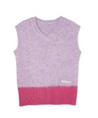 【ミルクフェド/MILKFED.】のSHAGGY KNIT VEST LtPURPLE|ID: prp329100004983135 ipo3291000000037330454