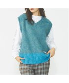 【ミルクフェド/MILKFED.】のSHAGGY KNIT VEST BLUE|ID: prp329100004983135 ipo3291000000037330455