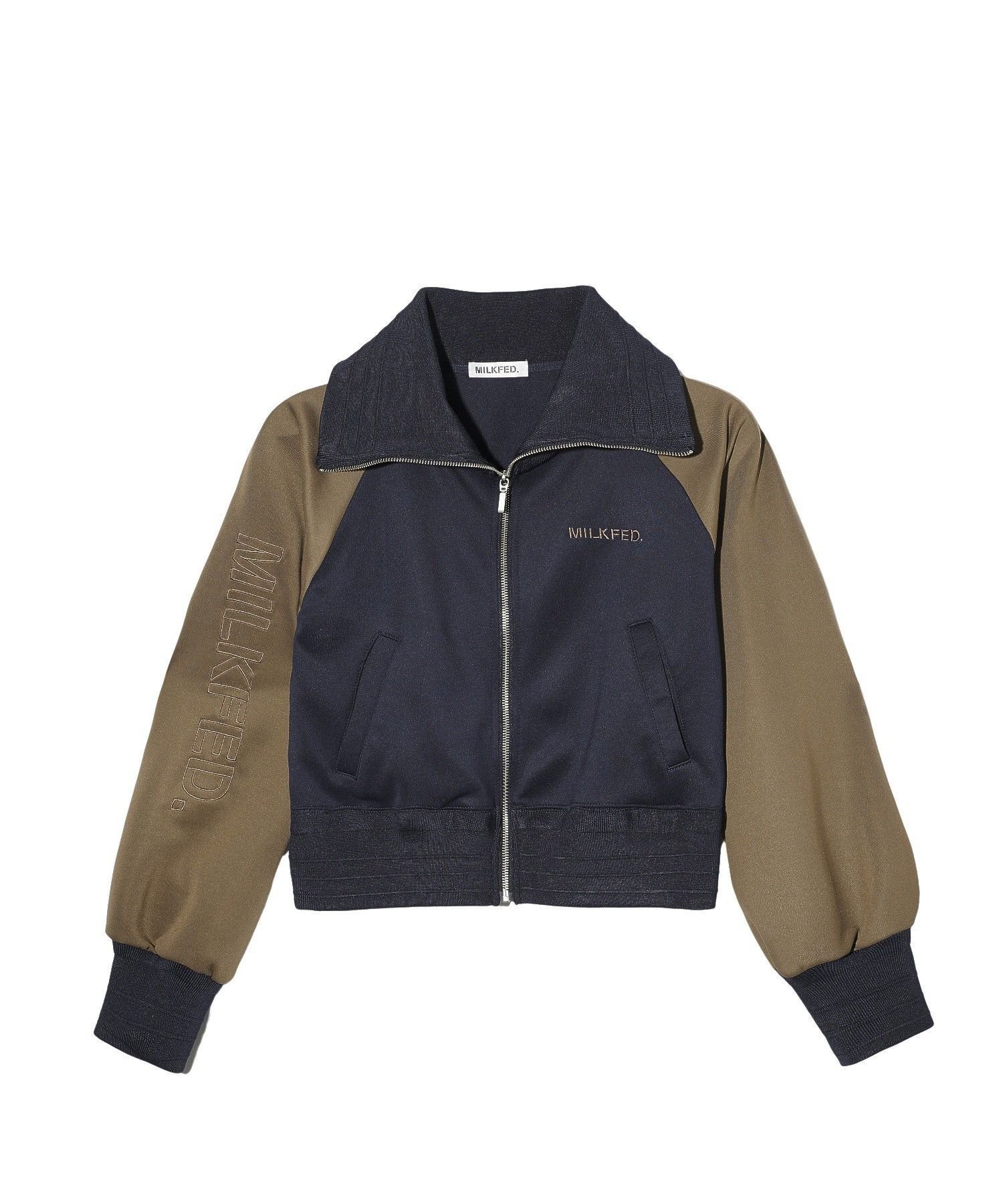【ミルクフェド/MILKFED.】のMIKFED. TRACK JACKET インテリア・キッズ・メンズ・レディースファッション・服の通販 founy(ファウニー) 　ファッション　Fashion　レディースファッション　Fashion for Women　アウター　Coat / Outerwear Collection　レディースジャケット・軽アウター　Jackets　インナー　Innerwear　ガーリー　Girly, Feminine Style　キャミソール　Camisole, Spaghetti Strap Top　コンパクト　Compact, Small Size　ジャケット　Jacket, Outerwear　タンク　Tank Top, Sleeveless Top　トレンド　Trend, Trending Now　おすすめ　Recommended / Our Picks　NAVY|ID: prp329100004983136 ipo3291000000037330463