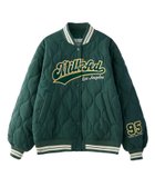 【ミルクフェド/MILKFED.】のLOGO PATCH QUILTED JACKET 大人の最旬トレンドファッション＆コーディネート founy(ファウニー) ファッション Fashion レディースファッション Fashion for Women アウター Coat / Outerwear Collection レディースジャケット・軽アウター Jackets ガーリー Girly, Feminine Style キルト Quilt, Quilted Fabric サテン Satin, Glossy Fabric ジャケット Jacket, Outerwear ティアードスカート Tiered Skirt, Flounced Skirt ビッグ Big, Oversized ピーチ Peach, Soft Touch おすすめ Recommended / Our Picks thumbnail GREEN|ID: prp329100004983137 ipo3291000000037330466
