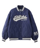 【ミルクフェド/MILKFED.】のLOGO PATCH QUILTED JACKET 大人の最旬トレンドファッション＆コーディネート founy(ファウニー) ファッション Fashion レディースファッション Fashion for Women アウター Coat / Outerwear Collection レディースジャケット・軽アウター Jackets ガーリー Girly, Feminine Style キルト Quilt, Quilted Fabric サテン Satin, Glossy Fabric ジャケット Jacket, Outerwear ティアードスカート Tiered Skirt, Flounced Skirt ビッグ Big, Oversized ピーチ Peach, Soft Touch おすすめ Recommended / Our Picks thumbnail NAVY|ID: prp329100004983137 ipo3291000000037330467
