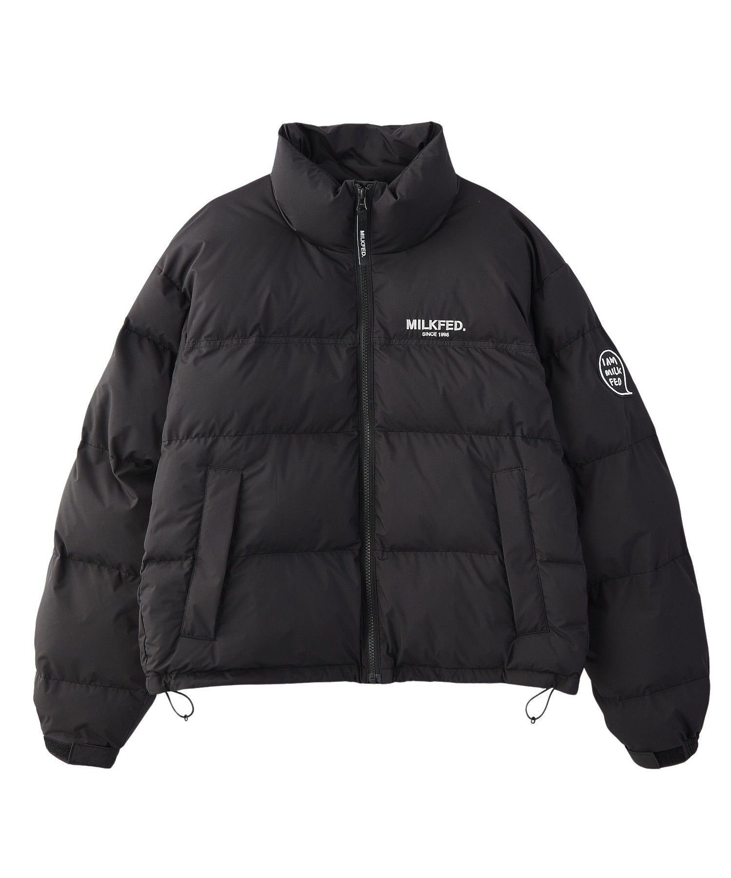 【ミルクフェド/MILKFED.】のPUFFER JACKET インテリア・キッズ・メンズ・レディースファッション・服の通販 founy(ファウニー) 　ファッション　Fashion　レディースファッション　Fashion for Women　アウター　Coat / Outerwear Collection　レディースジャケット・軽アウター　Jackets　ガーリー　Girly, Feminine Style　コンパクト　Compact, Small Size　コーデュロイ　Corduroy, Cord Fabric　シンプル　Simple, Minimal　ジャケット　Jacket, Outerwear　ハンド　Hand, Handmade　ポケット　Pocket, Pocket Detail　ミニスカート　Mini Skirt, Short Skirt　ラバー　Rubber, Rubber Sole　ロング　Long, Long-Length　ワイド　Wide, Wide Fit　おすすめ　Recommended / Our Picks　BLACK|ID: prp329100004983138 ipo3291000000037330470