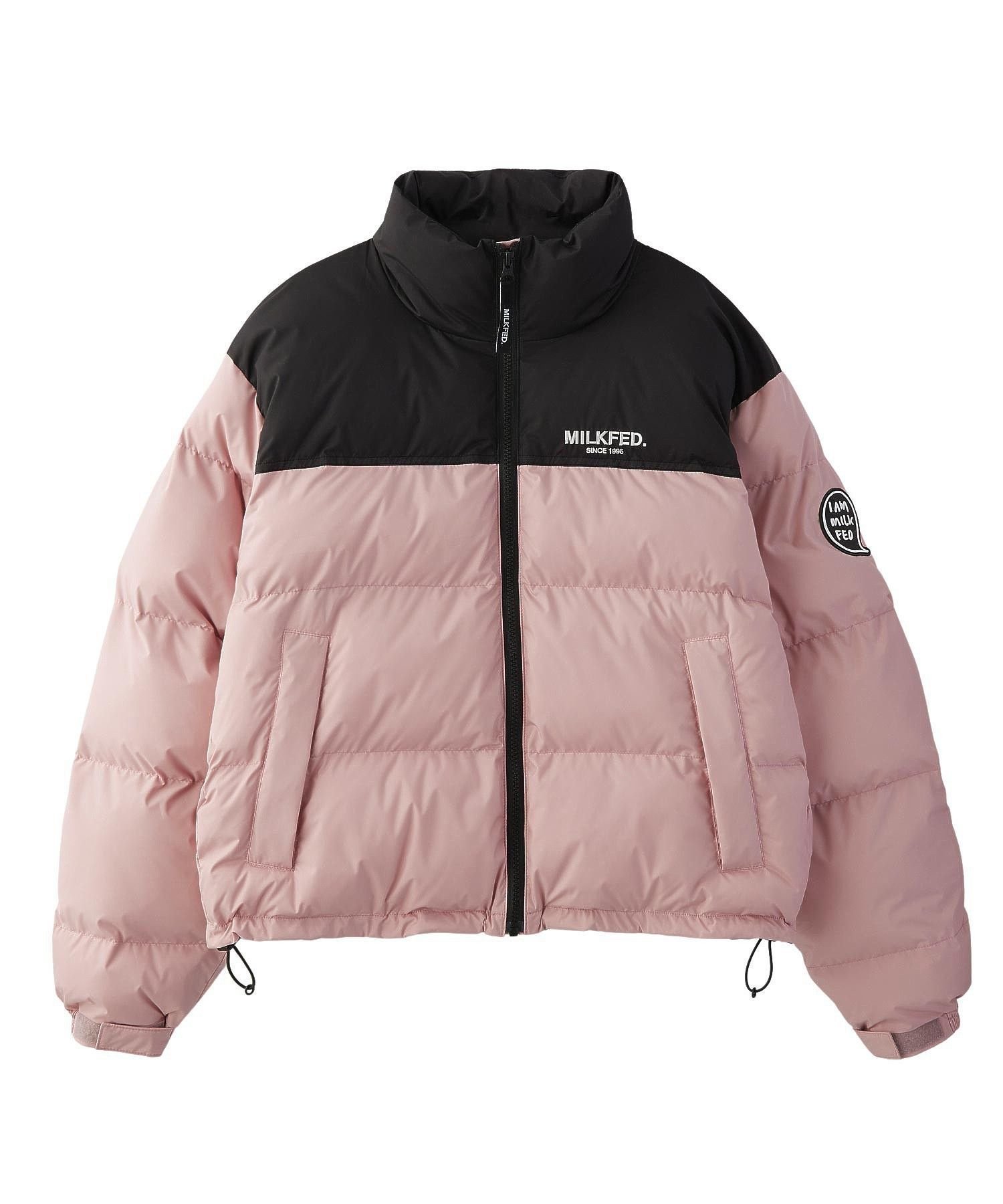 【ミルクフェド/MILKFED.】のPUFFER JACKET インテリア・キッズ・メンズ・レディースファッション・服の通販 founy(ファウニー) 　ファッション　Fashion　レディースファッション　Fashion for Women　アウター　Coat / Outerwear Collection　レディースジャケット・軽アウター　Jackets　ガーリー　Girly, Feminine Style　コンパクト　Compact, Small Size　コーデュロイ　Corduroy, Cord Fabric　シンプル　Simple, Minimal　ジャケット　Jacket, Outerwear　ハンド　Hand, Handmade　ポケット　Pocket, Pocket Detail　ミニスカート　Mini Skirt, Short Skirt　ラバー　Rubber, Rubber Sole　ロング　Long, Long-Length　ワイド　Wide, Wide Fit　おすすめ　Recommended / Our Picks　LtPINK|ID: prp329100004983138 ipo3291000000037330471