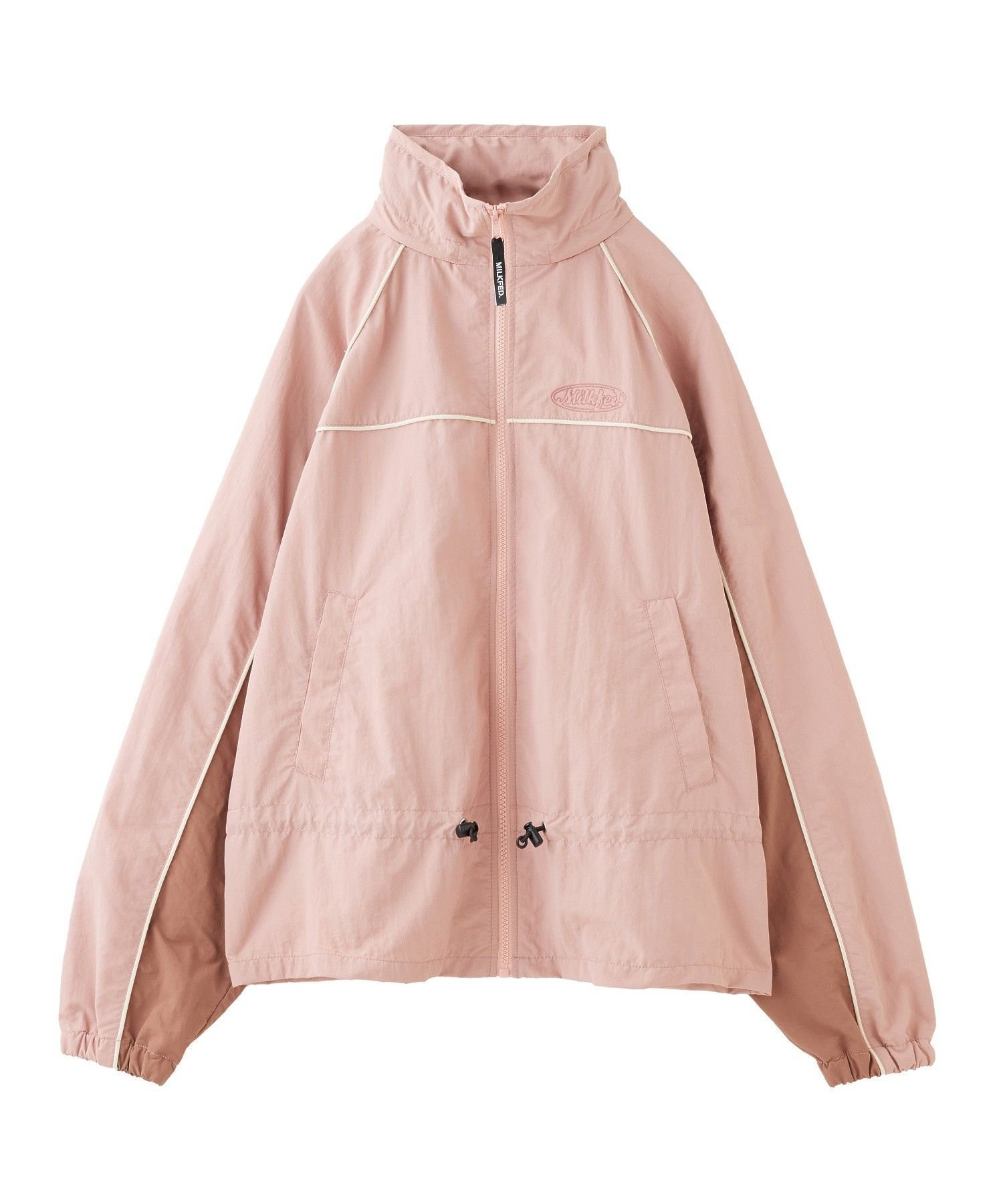 【ミルクフェド/MILKFED.】のLINE PIPING JACKET 大人の最旬トレンドファッション＆コーディネート founy(ファウニー) 　ファッション　Fashion　レディースファッション　Fashion for Women　アウター　Coat / Outerwear Collection　レディースジャケット・軽アウター　Jackets　インナー　Innerwear　ジャケット　Jacket, Outerwear　トレンド　Trend, Trending Now　バランス　Balance, Style Balance　パイピング　Piping, Trim Design　パーカー　Hoodie, Parka　ビッグ　Big, Oversized　ボトム　Bottoms, Lower Wear　メッシュ　Mesh, Net Fabric　ロング　Long, Long-Length　おすすめ　Recommended / Our Picks　 other-1|ID: prp329100004983140 ipo3291000000037330476