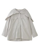 【ミルクフェド/MILKFED.】のBIG COLLAR JACKET 大人の最旬トレンドファッション＆コーディネート founy(ファウニー) ファッション Fashion レディースファッション Fashion for Women アウター Coat / Outerwear Collection レディースジャケット・軽アウター Jackets インナー Innerwear カーディガン Cardigan, Knitwear コンパクト Compact, Small Size ジップ Zip, Zipper ハイネック High Neck, Mock Neck バランス Balance, Style Balance パーカー Hoodie, Parka ビッグ Big, Oversized ブルゾン Blouson, Bomber Jacket ボトム Bottoms, Lower Wear ミリタリー Military, Army Style おすすめ Recommended / Our Picks thumbnail OFF_WHITE|ID: prp329100004983141 ipo3291000000037330481
