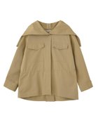 【ミルクフェド/MILKFED.】のBIG COLLAR JACKET 大人の最旬トレンドファッション＆コーディネート founy(ファウニー) ファッション Fashion レディースファッション Fashion for Women アウター Coat / Outerwear Collection レディースジャケット・軽アウター Jackets インナー Innerwear カーディガン Cardigan, Knitwear コンパクト Compact, Small Size ジップ Zip, Zipper ハイネック High Neck, Mock Neck バランス Balance, Style Balance パーカー Hoodie, Parka ビッグ Big, Oversized ブルゾン Blouson, Bomber Jacket ボトム Bottoms, Lower Wear ミリタリー Military, Army Style おすすめ Recommended / Our Picks thumbnail BEIGE|ID: prp329100004983141 ipo3291000000037330483