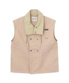 【ミルクフェド/MILKFED.】のDEFORMED COLLAR DUCK VEST 大人の最旬トレンドファッション＆コーディネート founy(ファウニー) ファッション Fashion レディースファッション Fashion for Women アウター Coat / Outerwear Collection トップス・カットソー Cut & Sew Tops ベスト&ジレ / 重ね着スタイル Vests & Gilets ガーリー Girly, Feminine Style スタンド Stand Collar, Upright Stand ダブル Double, Double-Breasted チェック Check, Plaid, Tartan ベスト Vest, Waistcoat ボトム Bottoms, Lower Wear ポケット Pocket, Pocket Detail おすすめ Recommended / Our Picks thumbnail LtPINK|ID: prp329100004983145 ipo3291000000037330497