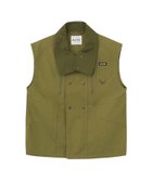 【ミルクフェド/MILKFED.】のDEFORMED COLLAR DUCK VEST 大人の最旬トレンドファッション＆コーディネート founy(ファウニー) ファッション Fashion レディースファッション Fashion for Women アウター Coat / Outerwear Collection トップス・カットソー Cut & Sew Tops ベスト&ジレ / 重ね着スタイル Vests & Gilets ガーリー Girly, Feminine Style スタンド Stand Collar, Upright Stand ダブル Double, Double-Breasted チェック Check, Plaid, Tartan ベスト Vest, Waistcoat ボトム Bottoms, Lower Wear ポケット Pocket, Pocket Detail おすすめ Recommended / Our Picks thumbnail OLIVE|ID: prp329100004983145 ipo3291000000037330498
