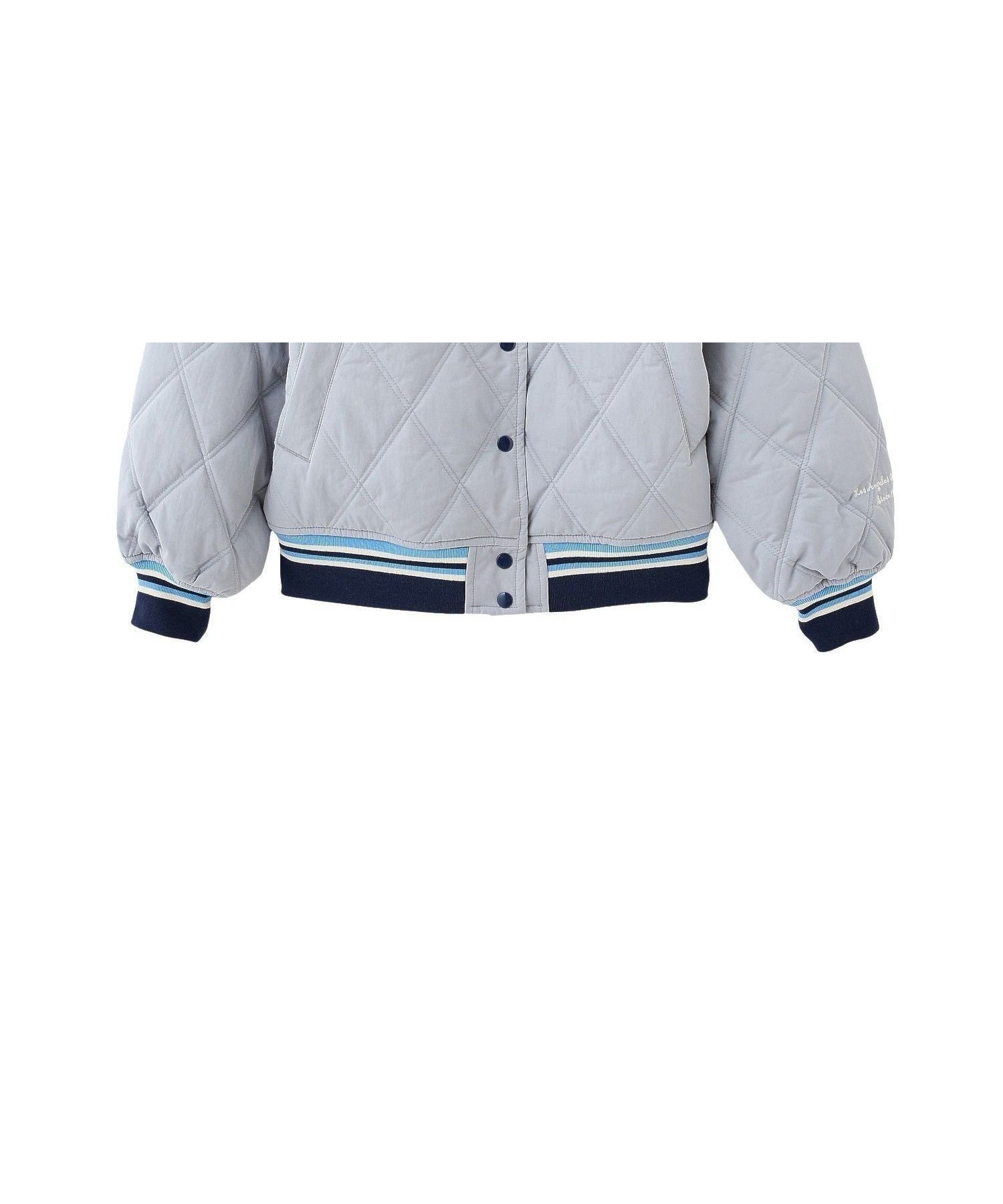 【ミルクフェド/MILKFED.】のSATIN LOGO PATCH QUILTED JACKET インテリア・キッズ・メンズ・レディースファッション・服の通販 founy(ファウニー) 　ファッション　Fashion　レディースファッション　Fashion for Women　アウター　Coat / Outerwear Collection　レディースジャケット・軽アウター　Jackets　ガーリー　Girly, Feminine Style　キルト　Quilt, Quilted Fabric　サテン　Satin, Glossy Fabric　ジャケット　Jacket, Outerwear　スウェット / スエット　Sweatshirt, Sweatwear　デニム　Denim, Jeans Material　ドット　Polka Dot, Dot Pattern　ミックス　Mix, Mixed Style　おすすめ　Recommended / Our Picks　LtBLUE|ID: prp329100004983148 ipo3291000000037330510