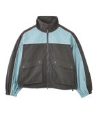 【ミルクフェド/MILKFED.】のCUTOUT LOGO TRACK JACKET 大人の最旬トレンドファッション＆コーディネート founy(ファウニー) ファッション Fashion レディースファッション Fashion for Women アウター Coat / Outerwear Collection レディースジャケット・軽アウター Jackets ショート Short, Short Length ジャケット Jacket, Outerwear スポーティ Sporty, Casual Athletic バルーン Balloon, Balloon Silhouette パイピング Piping, Trim Design フラップ Flap, Flap Pocket フロント Front, Front Design ポケット Pocket, Pocket Detail メッシュ Mesh, Net Fabric thumbnail CHARCOAL|ID: prp329100004983153 ipo3291000000037330529