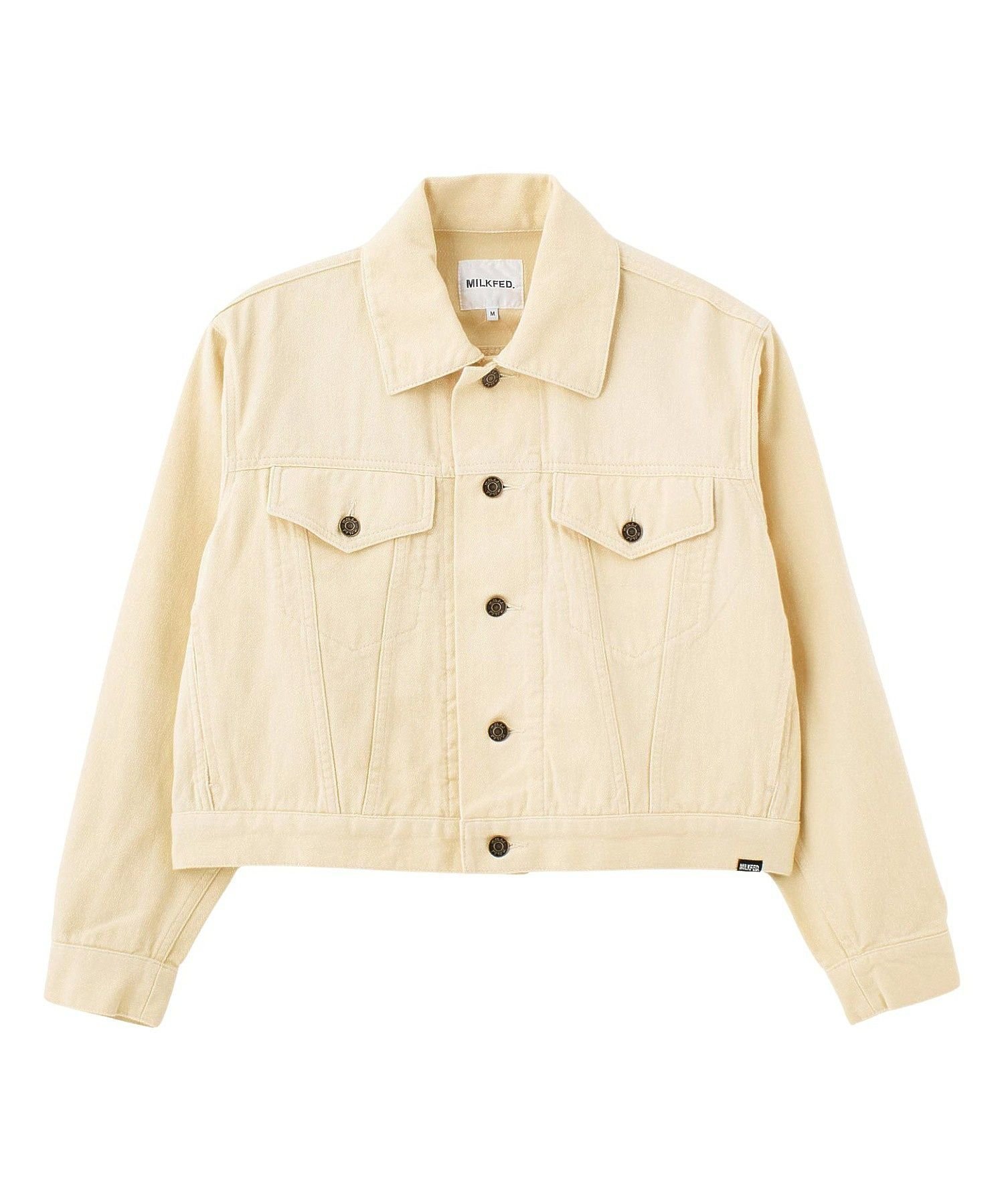 【ミルクフェド/MILKFED.】のDENIM JACKET 大人の最旬トレンドファッション＆コーディネート founy(ファウニー) 　ファッション　Fashion　レディースファッション　Fashion for Women　アウター　Coat / Outerwear Collection　レディースジャケット・軽アウター　Jackets　インナー　Innerwear　ジャケット　Jacket, Outerwear　スウェット / スエット　Sweatshirt, Sweatwear　セットアップ　Set-Up, Coordinated Outfit　デニム　Denim, Jeans Material　プリーツ　Pleats, Pleated　ベーシック　Basic, Essential　リラックス　Relax, Relaxed Fit　ルーズ　Loose, Oversized　おすすめ　Recommended / Our Picks　 other-1|ID: prp329100004983154 ipo3291000000037330531