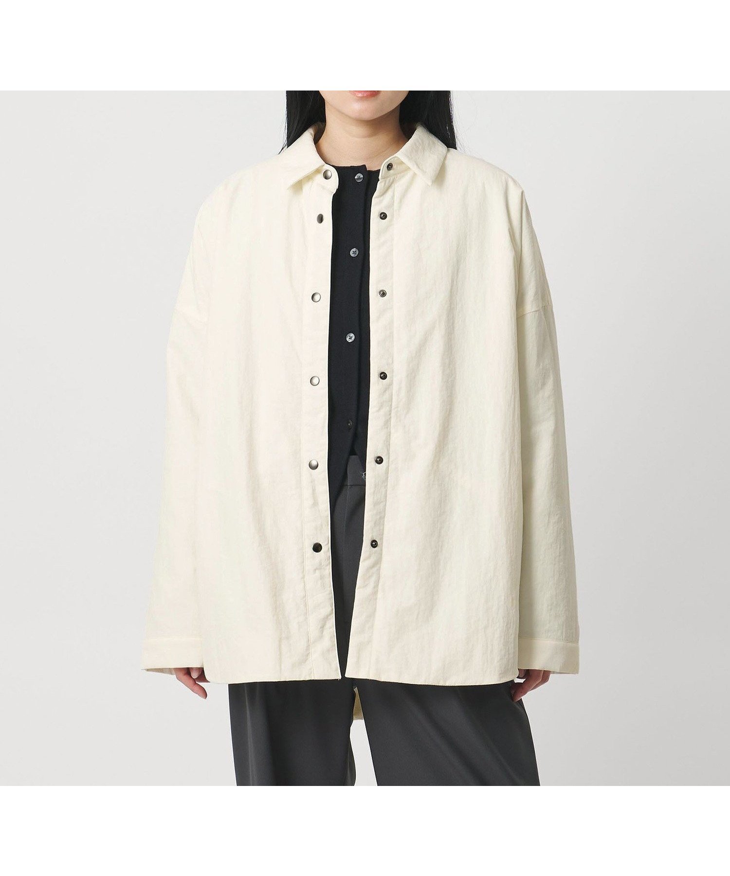 【ビューティ&ユース ユナイテッドアローズ/BEAUTY&YOUTH / UNITED ARROWS】のMARW UNITED ARROWS パディング シャツ 撥水 インテリア・キッズ・メンズ・レディースファッション・服の通販 founy(ファウニー) 　ファッション　Fashion　レディースファッション　Fashion for Women　トップス・カットソー　Cut & Sew Tops　シャツ・ブラウス・オフィスカジュアル　Elegant Blouses & Button-Ups　シンプル　Simple, Minimal　スラックス　Slacks, Dress Pants　タフタ　Taffeta, Structured Fabric　デニム　Denim, Jeans Material　人気　Popular, Best Seller　ポケット　Pocket, Pocket Detail　おすすめ　Recommended / Our Picks　ビジネス 仕事 通勤　Business / Work / Commuting　OFF WHITE|ID: prp329100004983159 ipo3291000000037330547