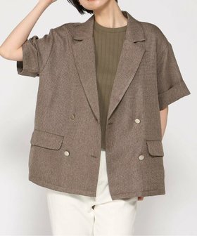 【ジーンズメイト/JEANS MATE】のC-FORT POINT/サマーツイード 半袖 テーラード 大人の最旬トレンドファッション＆コーディネート founy(ファウニー) ファッション Fashion レディースファッション Fashion for Women トップス・カットソー Cut & Sew Tops クラシカル Classical, Vintage-Inspired サマー Summer, Summer Style ツイード Twill, Twill Weave エレガント 上品 Elegant 今季 This Season, Current Season 半袖 Short Sleeve, Half Sleeve 夏 Summer |ID:prp329100004983170