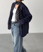 【キャナルジーン/CANAL JEAN】のHARING コットンオープンカラージャケット 大人の最旬トレンドファッション＆コーディネート founy(ファウニー) ファッション Fashion レディースファッション Fashion for Women アウター Coat / Outerwear Collection レディースジャケット・軽アウター Jackets おすすめ Recommended / Our Picks キャミワンピース Cami Dress, Slip Dress フロント Front, Front Design ポケット Pocket, Pocket Detail ロング Long, Long-Length thumbnail ネイビー|ID: prp329100004983176 ipo3291000000037330622