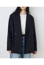【アズール バイ マウジー/AZUL by moussy】のフレンチリネンCOOLMAXテーラードジャケット 大人の最旬トレンドファッション＆コーディネート founy(ファウニー) ファッション Fashion レディースファッション Fashion for Women アウター Coat / Outerwear Collection レディースジャケット・軽アウター Jackets テーラードジャケット / 通勤・きれいめスタイル Tailored Jackets & Blazers 春 Spring カットソー Cut and Sewn Top セットアップ Set-Up, Coordinated Outfit デニム Denim, Jeans Material フレンチ French, French Style ベーシック Basic, Essential リネン Linen, Linen Fabric ワイド Wide, Wide Fit S/S・春夏 SS, Spring/Summer, Warm Season おすすめ Recommended / Our Picks 夏 Summer エレガント 上品 Elegant ビジネス 仕事 通勤 Business / Work / Commuting thumbnail BLK|ID: prp329100004983181 ipo3291000000037330644