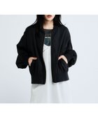 【ジーナシス/JEANASiS】のギャザーMA1 大人の最旬トレンドファッション＆コーディネート founy(ファウニー) ファッション Fashion レディースファッション Fashion for Women ギャザー Gathered, Ruffled フロント Front, Front Design ボトム Bottoms, Lower Wear ワイド Wide, Wide Fit 夏 Summer 春 Spring 羽織 Haori, Light Jacket thumbnail ブラック|ID: prp329100004983186 ipo3291000000037330674