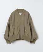 【ジーナシス/JEANASiS】のギャザーMA1 大人の最旬トレンドファッション＆コーディネート founy(ファウニー) ファッション Fashion レディースファッション Fashion for Women ギャザー Gathered, Ruffled フロント Front, Front Design ボトム Bottoms, Lower Wear ワイド Wide, Wide Fit 夏 Summer 春 Spring 羽織 Haori, Light Jacket thumbnail カーキ|ID: prp329100004983186 ipo3291000000037330675