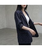 【スタイルデリ/STYLE DELI】の【BLK001】ミックスツイードベルト付きジャケット 大人の最旬トレンドファッション＆コーディネート founy(ファウニー) ファッション Fashion レディースファッション Fashion for Women アウター Coat / Outerwear Collection レディースジャケット・軽アウター Jackets ベルト&ウエストマーク Belts & Waist Accessories 春 Spring ジャケット Jacket, Outerwear スラックス Slacks, Dress Pants セットアップ Set-Up, Coordinated Outfit タンク Tank Top, Sleeveless Top ツイード Twill, Twill Weave バランス Balance, Style Balance ミックス Mix, Mixed Style ロング Long, Long-Length ワイド Wide, Wide Fit thumbnail ネイビー|ID: prp329100004983187 ipo3291000000037330681