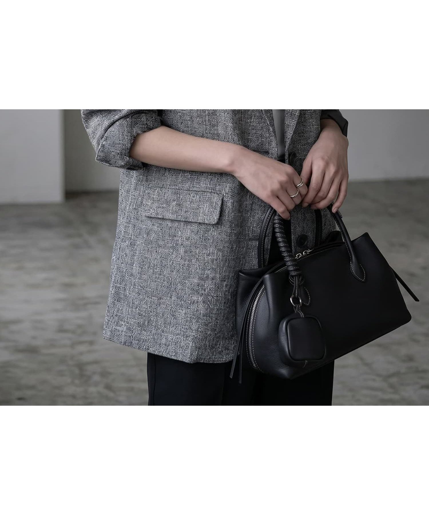【スタイルデリ/STYLE DELI】の【BLK001】ミックスツイードベルト付きジャケット インテリア・キッズ・メンズ・レディースファッション・服の通販 founy(ファウニー) 　ファッション　Fashion　レディースファッション　Fashion for Women　アウター　Coat / Outerwear Collection　レディースジャケット・軽アウター　Jackets　ベルト&ウエストマーク　Belts & Waist Accessories　春　Spring　ジャケット　Jacket, Outerwear　スラックス　Slacks, Dress Pants　セットアップ　Set-Up, Coordinated Outfit　タンク　Tank Top, Sleeveless Top　ツイード　Twill, Twill Weave　バランス　Balance, Style Balance　ミックス　Mix, Mixed Style　ロング　Long, Long-Length　ワイド　Wide, Wide Fit　グレー|ID: prp329100004983187 ipo3291000000037330682