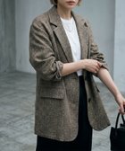 【スタイルデリ/STYLE DELI】の【BLK001】ミックスツイードベルト付きジャケット 大人の最旬トレンドファッション＆コーディネート founy(ファウニー) ファッション Fashion レディースファッション Fashion for Women アウター Coat / Outerwear Collection レディースジャケット・軽アウター Jackets ベルト&ウエストマーク Belts & Waist Accessories 春 Spring ジャケット Jacket, Outerwear スラックス Slacks, Dress Pants セットアップ Set-Up, Coordinated Outfit タンク Tank Top, Sleeveless Top ツイード Twill, Twill Weave バランス Balance, Style Balance ミックス Mix, Mixed Style ロング Long, Long-Length ワイド Wide, Wide Fit thumbnail ブラウン|ID: prp329100004983187 ipo3291000000037330683