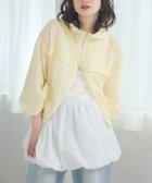 【レトロガール/RETRO GIRL】のシアーダブルZIPフーディー 大人の最旬トレンドファッション＆コーディネート founy(ファウニー) ファッション Fashion レディースファッション Fashion for Women おすすめ Recommended / Our Picks イエロー Yellow インナー Innerwear シアー Sheer, See-Through トレンド Trend, Trending Now ベーシック Basic, Essential 夏 Summer 羽織 Haori, Light Jacket thumbnail イエロー|ID: prp329100004983188 ipo3291000000037330688
