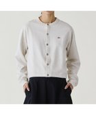 【ビショップ/Bshop】のコットンテリー クルーネックカーディガン WOMEN 大人の最旬トレンドファッション＆コーディネート founy(ファウニー) ファッション Fashion レディースファッション Fashion for Women トップス・カットソー Cut & Sew Tops カーディガン・羽織り Layered Style Cardigans カーディガン Cardigan, Knitwear ショルダー Shoulder, Shoulder Strap ショート Short, Short Length ドット Polka Dot, Dot Pattern ドロップ Drop Shoulder, Dropped Style フランス France, French ワーク Workwear, Utility Style エレガント 上品 Elegant thumbnail ECRU|ID: prp329100004983193 ipo3291000000037330728